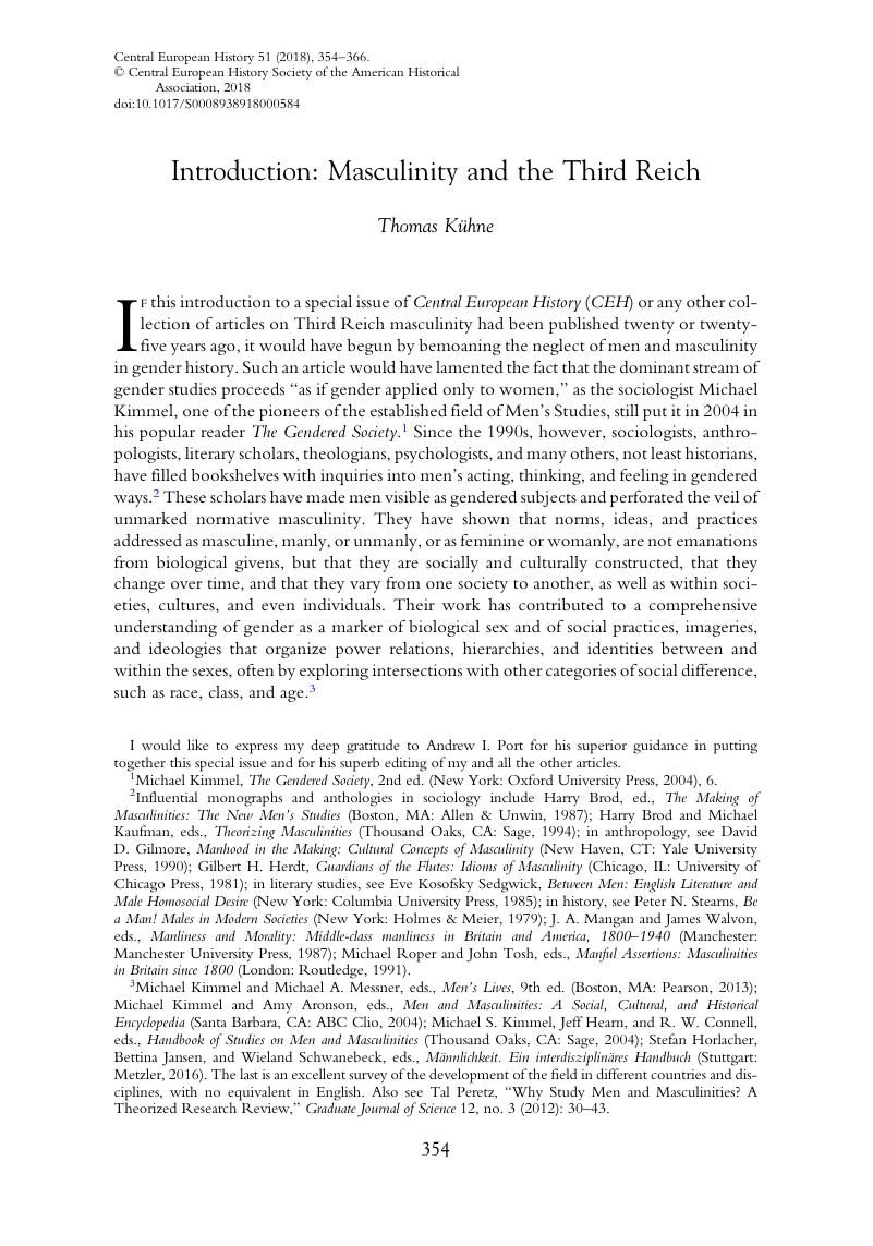 Masculinities in politics and war pdf