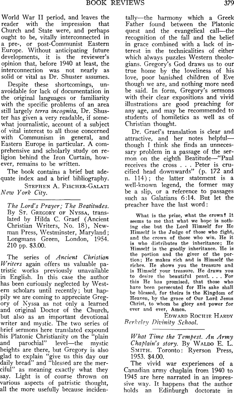 The Lord's Prayer; The Beatitudes. By St. Gregory of Nyssa, translated