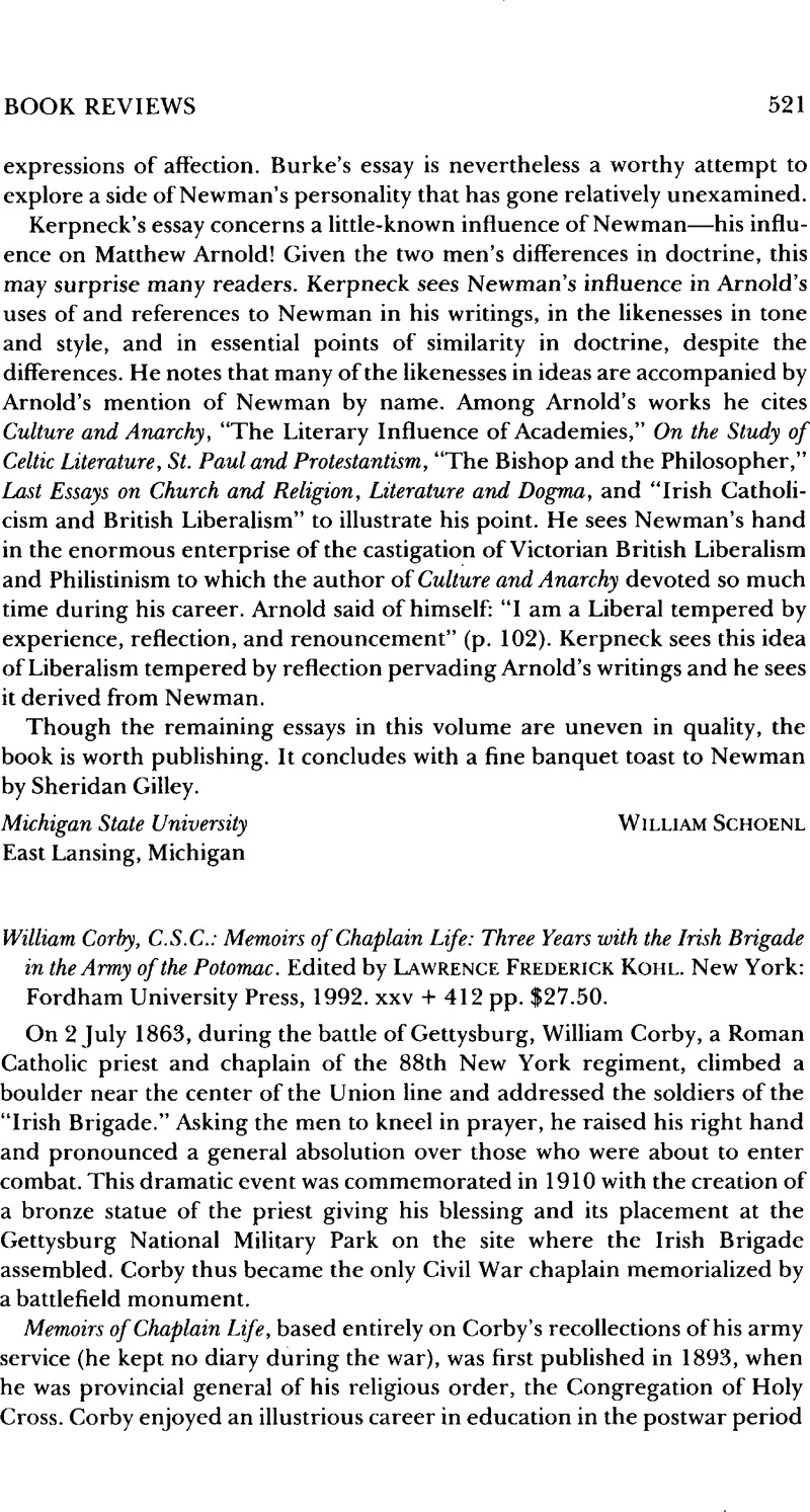 Memoirs of chaplain life: three years with the Irish Brigade in the Army of the Potomac