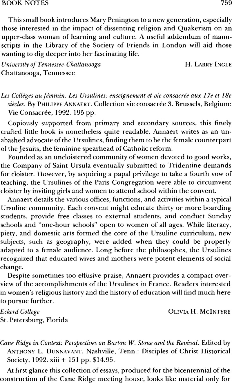 Les Collèges au féminin. Les Ursulines: enseignement et vie consacrée ...