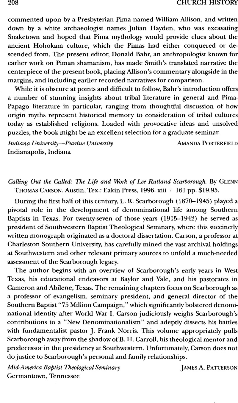 Lee Rutland Calling Out the Called: The Life and Work of Lee Rutland Scarborough ...