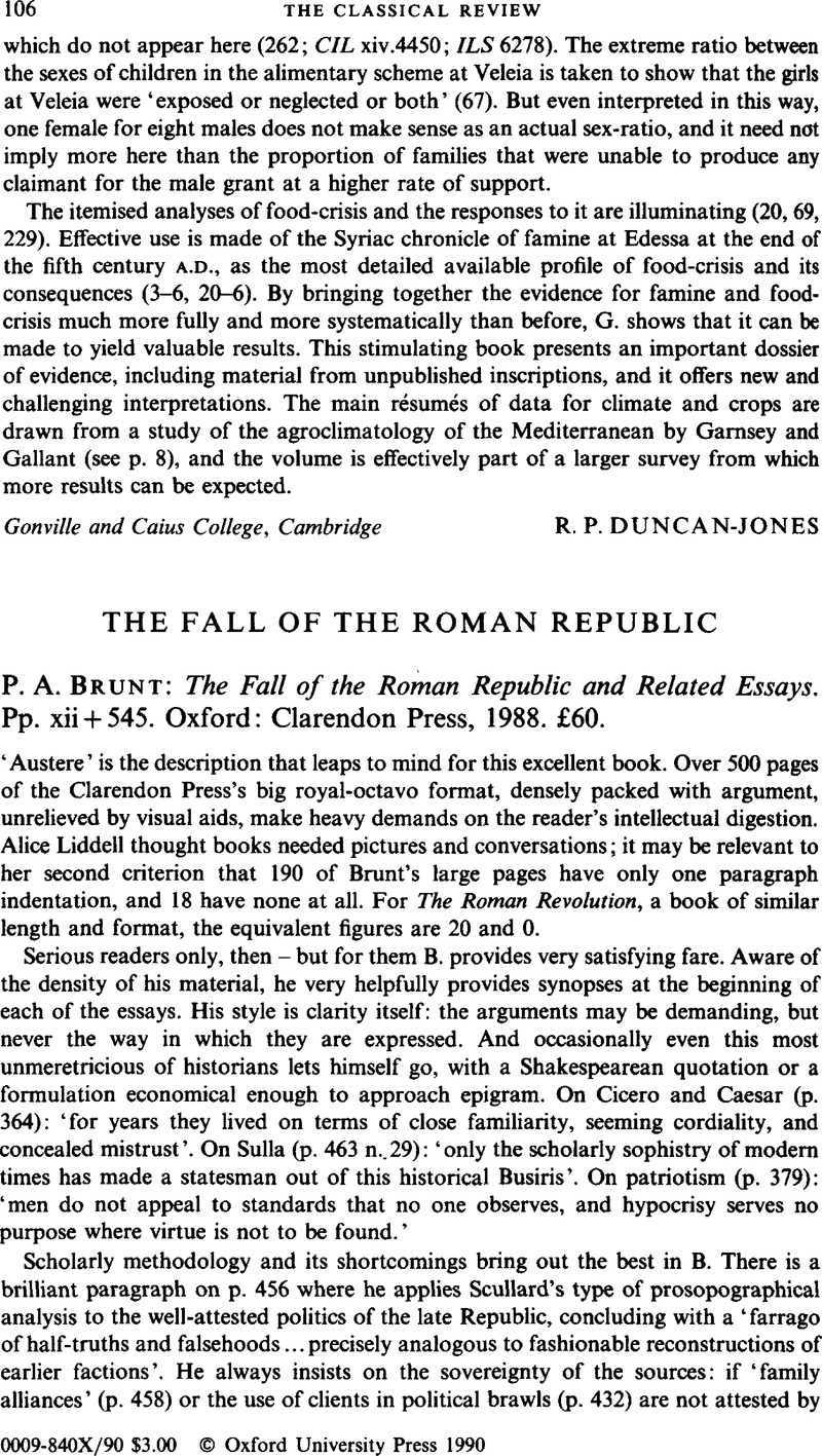 fall of the roman republic essay