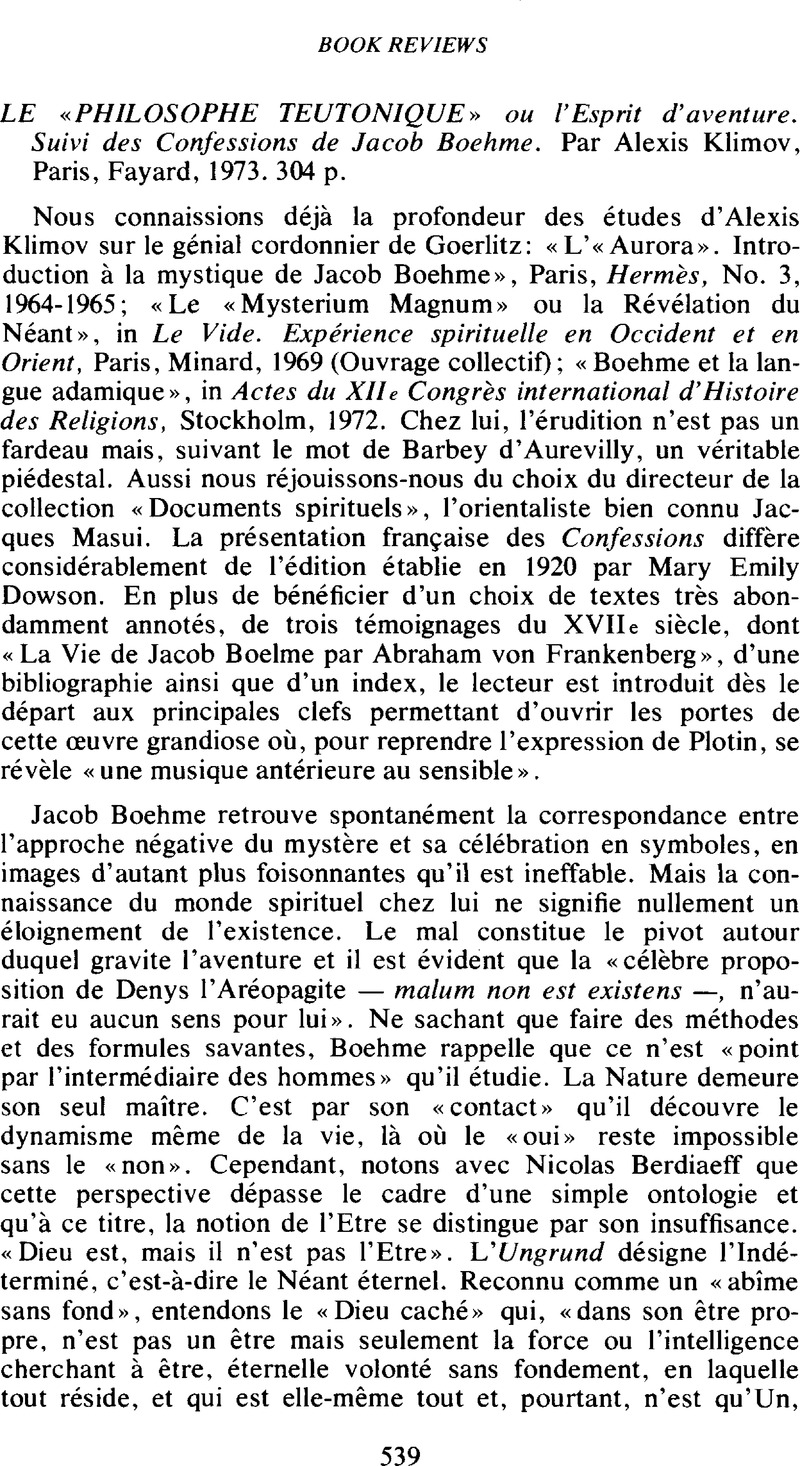 Le «Philosophe Teutonique» ou l'Esprit d'aventure. Suivi des ...