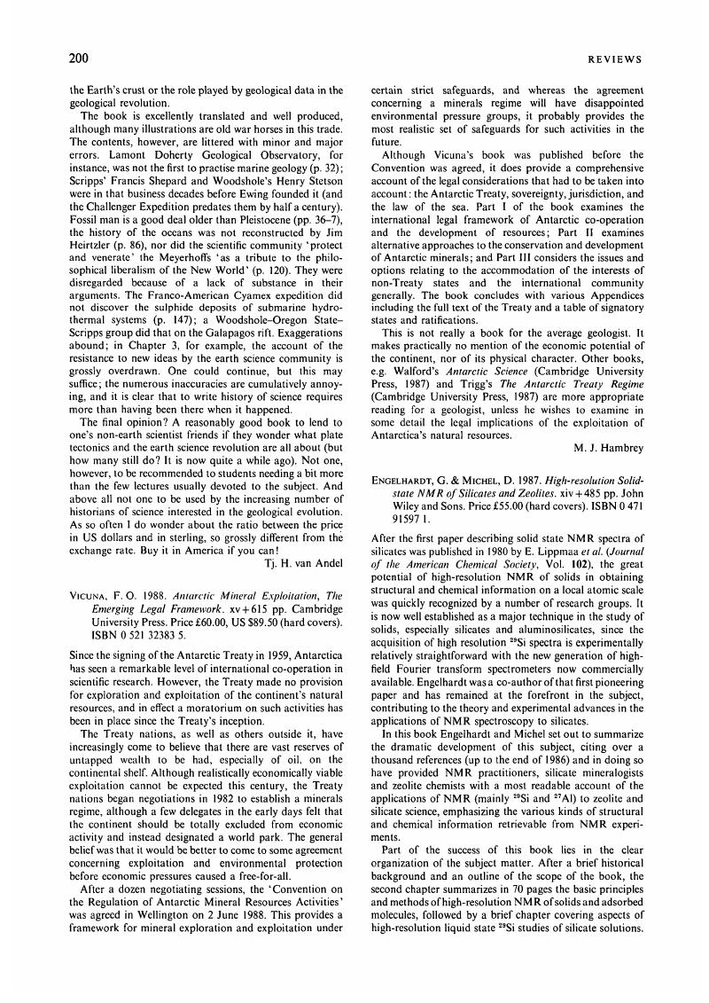 G. Engelhardt & D. Michel 1987. High-resolution Solidstate NMR of ...