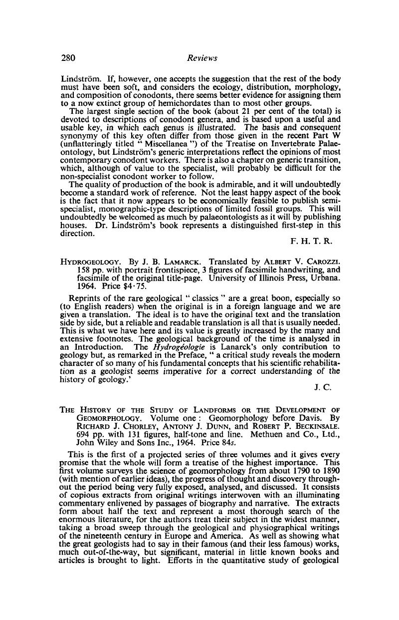 The History of the Study of Landforms or the Development of ...