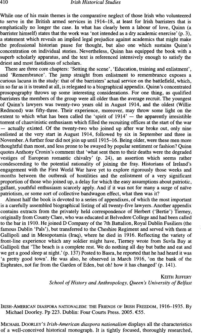 Irish-American diaspora nationalism: the Friends of Irish Freedom, 1916 ...