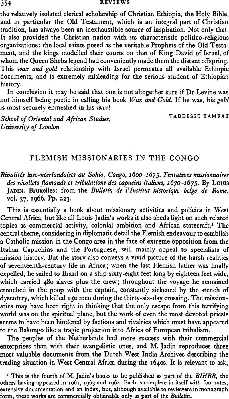 Flemish Missionaries in the Congo Rivalit s luso n erlandaises