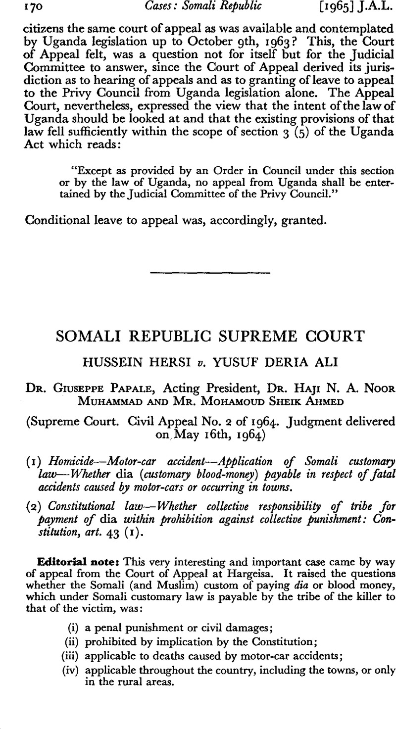 Supreme court 2024 civil appeal