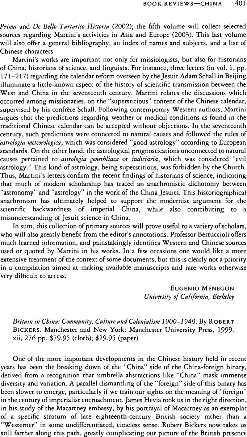 Britain in China: Community, Culture and Colonialism 1900–1949. By ...