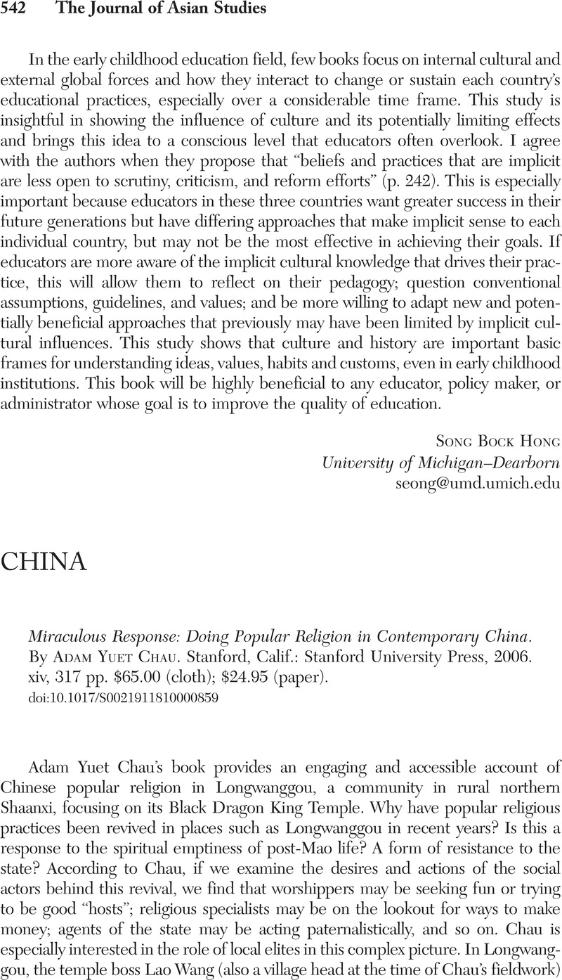 Miraculous Response: Doing Popular Religion in Contemporary China