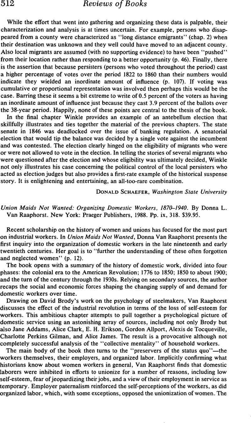 Union Maids Not Wanted: Organizing Domestic Workers, 1870–1940. By ...