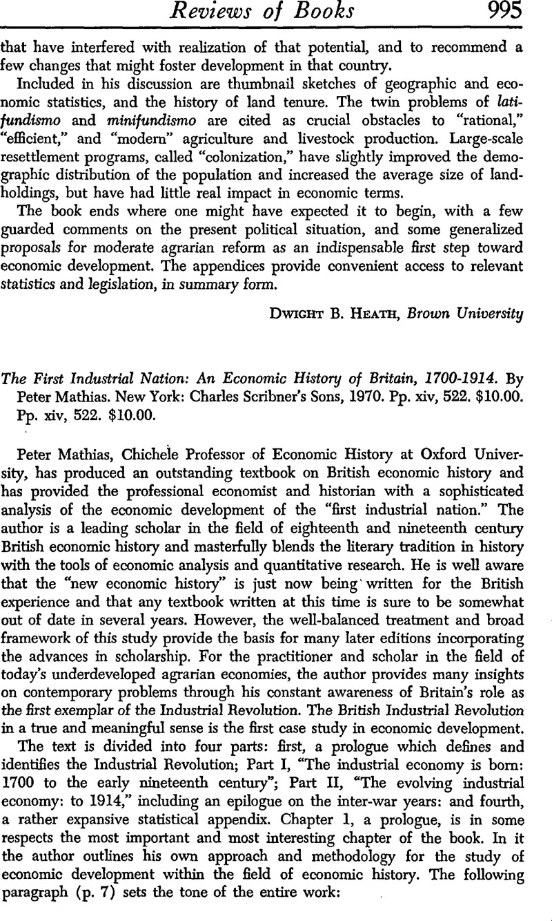 The First Industrial Nation: An Economic History of Britain, 1700–1914 ...