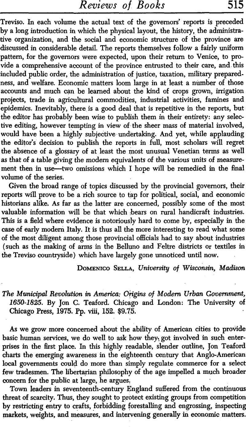 The Municipal Revolution in America: Origins of Modern Urban Government ...