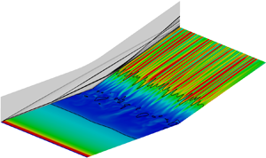 Unsteady effects in a hypersonic compression ramp flow with laminar ...