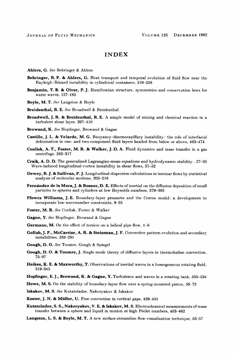 experimental fluid mechanics journal