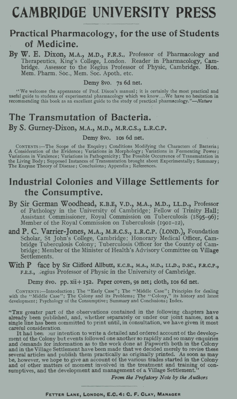 HYG volume 20 issue 2 Cover and Back matter Epidemiology