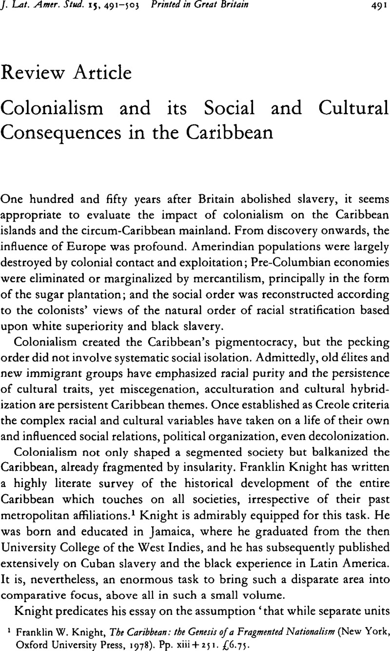 spanish colonialism research paper