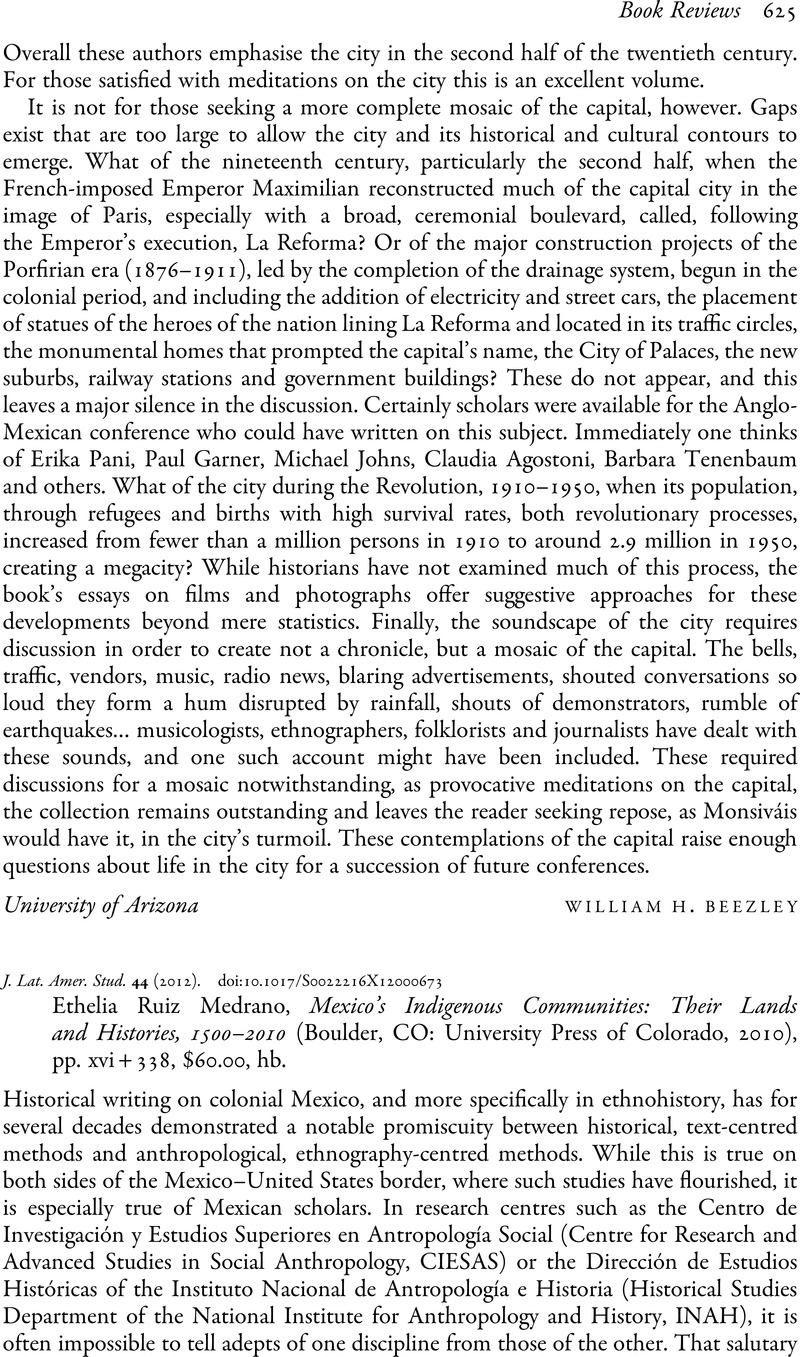 Ethelia Ruiz Medrano, Mexico's Indigenous Communities: Their Lands and ...