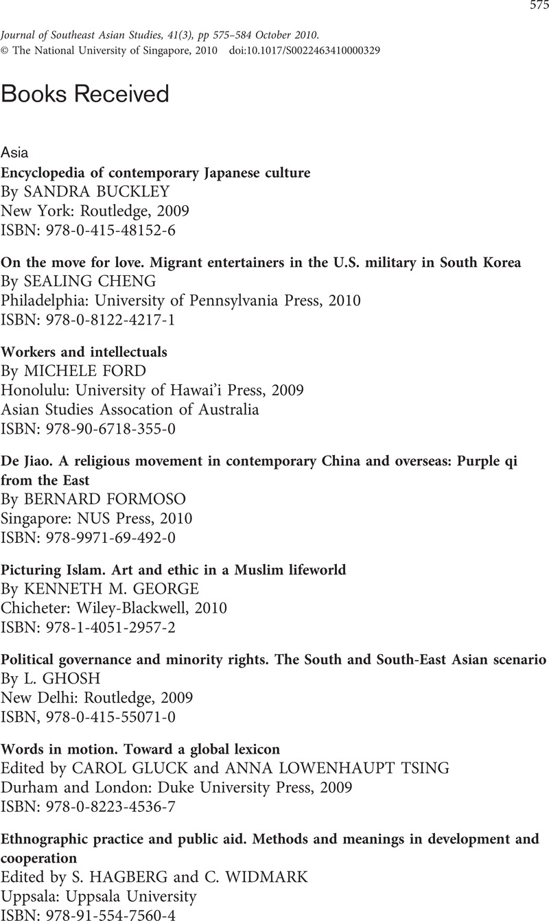Muslims in Singapore: Piety, politics and policies (Routledge Contemporary Southeast Asia Series)