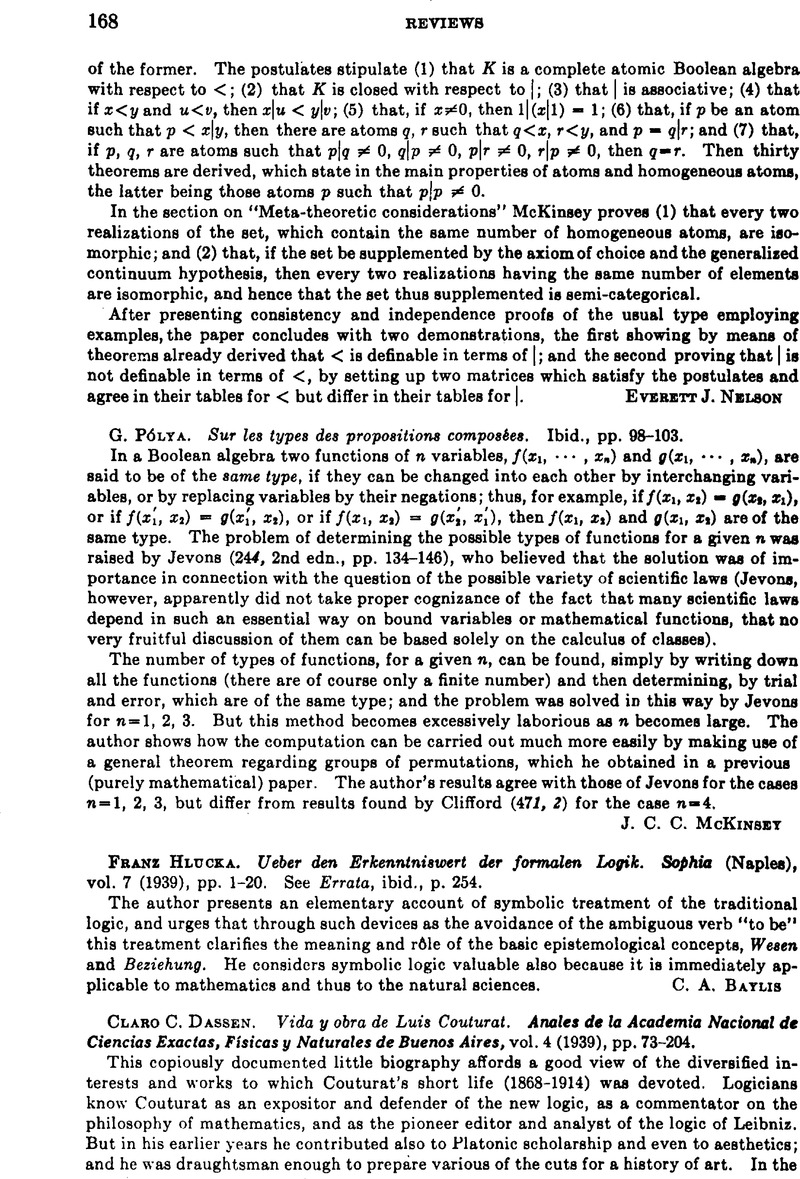 G. Pólya. Sur les types des propositions composées. The journal of ...