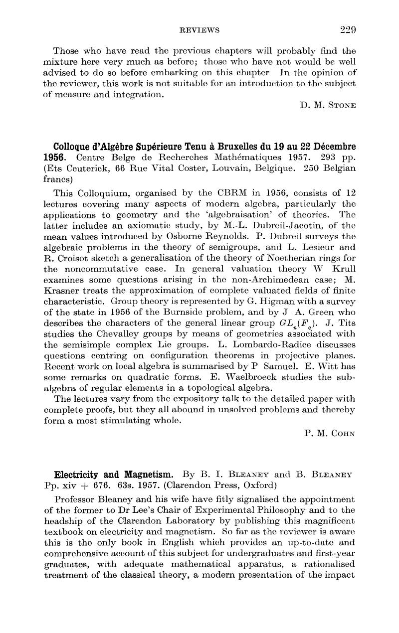 Electricity And Magnetism. By B. I. Bleaney And B. Bleaney Pp. Xiv ...