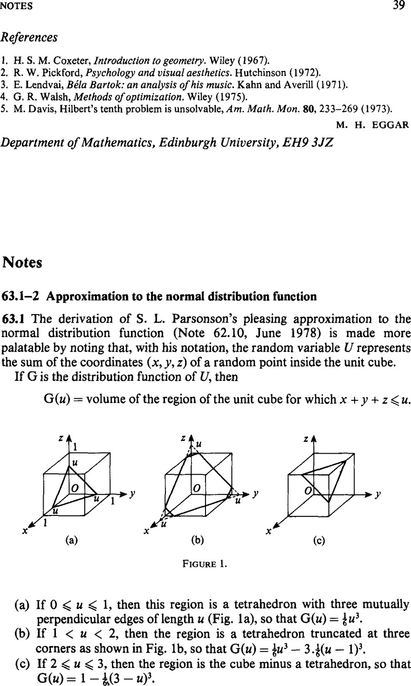 63.1-2 Approximation to the normal distribution function | The ...