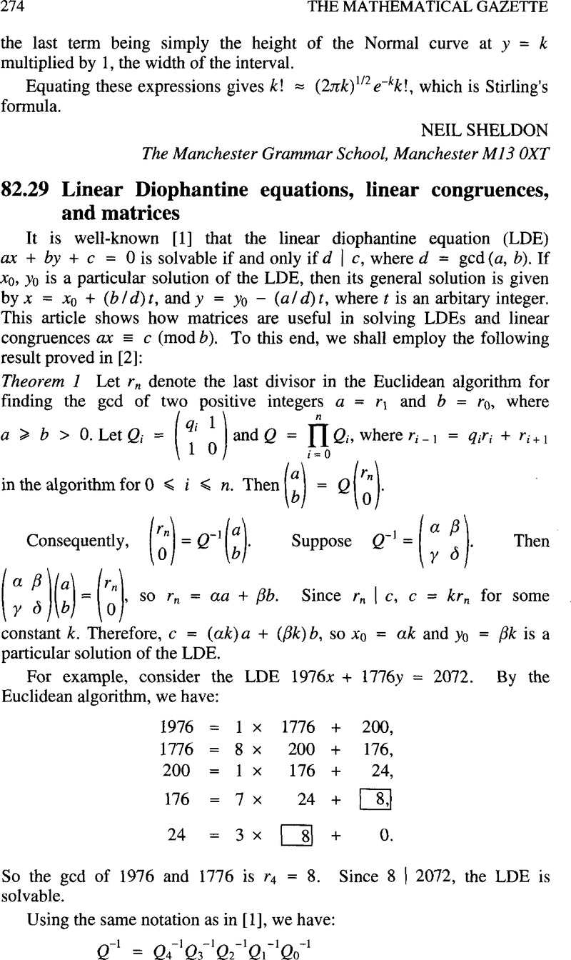 Linear Diophantine Equations Examples Pdf - Tessshebaylo