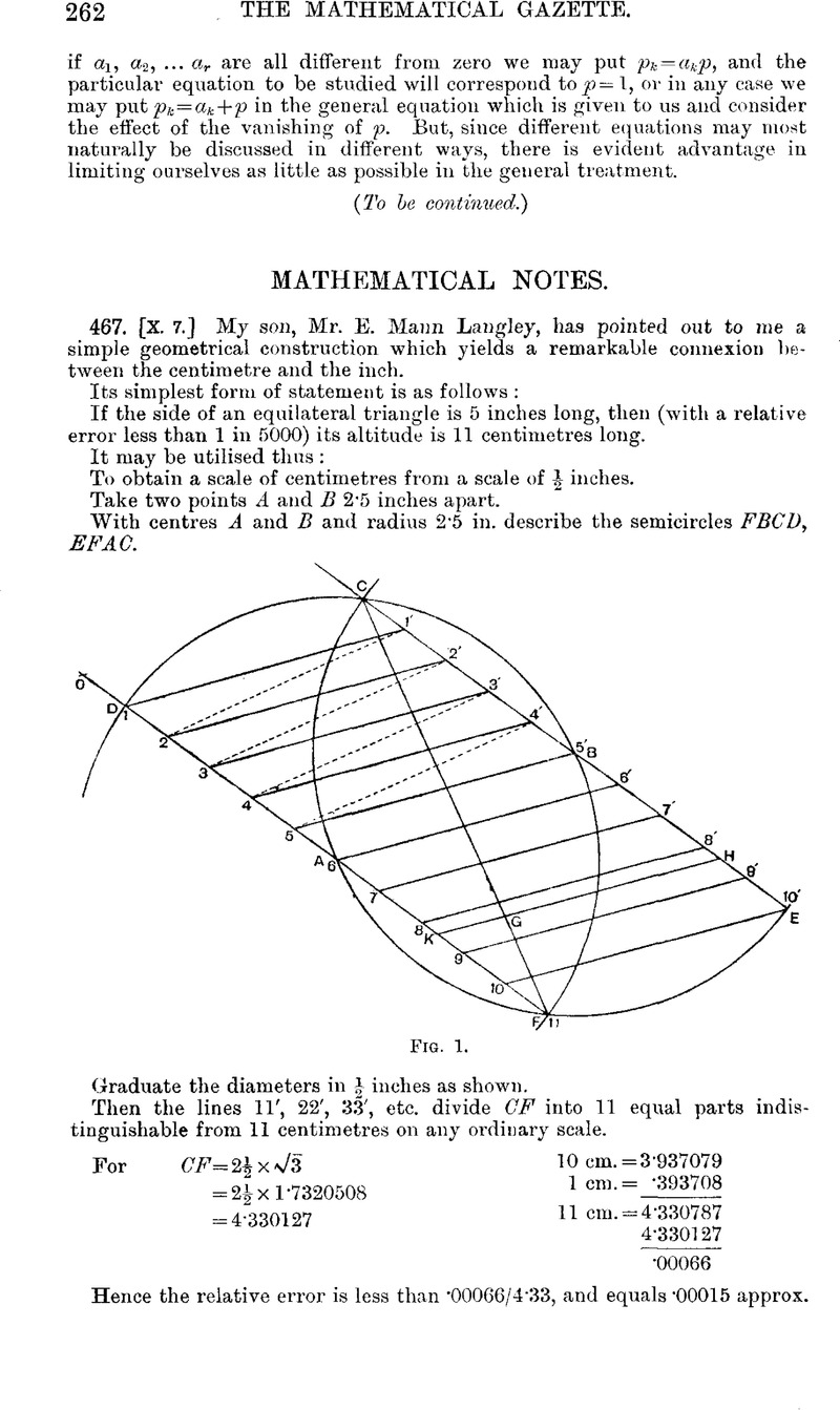 Mathematical Notes | The Mathematical Gazette | Cambridge Core