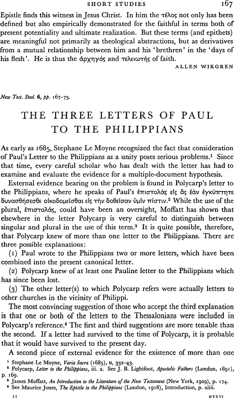 The Three Letters Of Paul To The Philippians | New Testament Studies ...