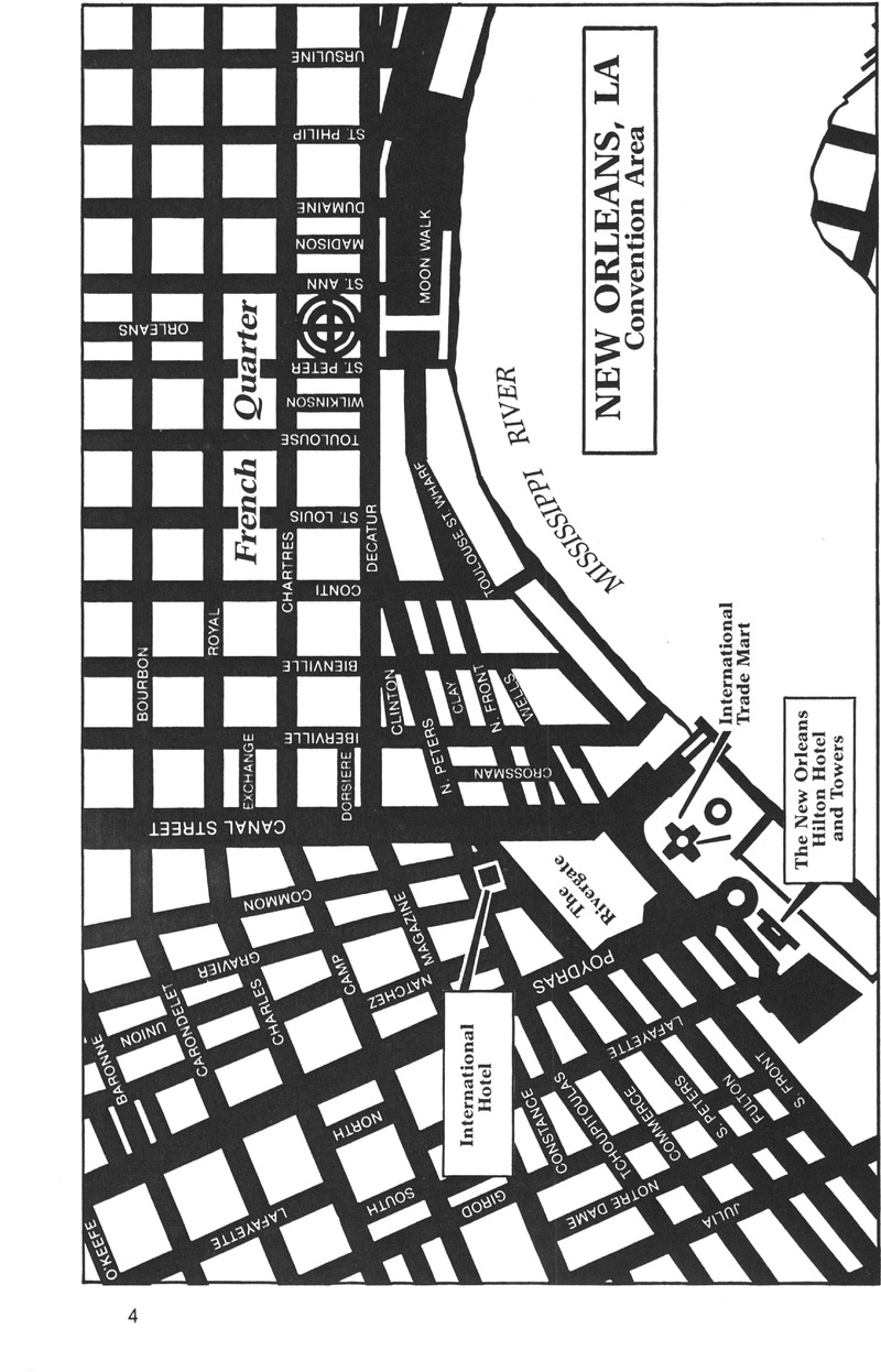 Map of New Orleans Convention Area PS Political Science & Politics