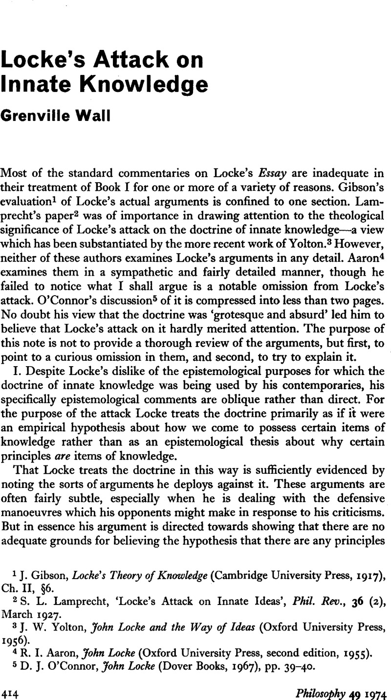 locke essay ii