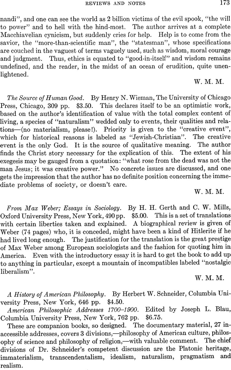 from max weber essays in sociology citation