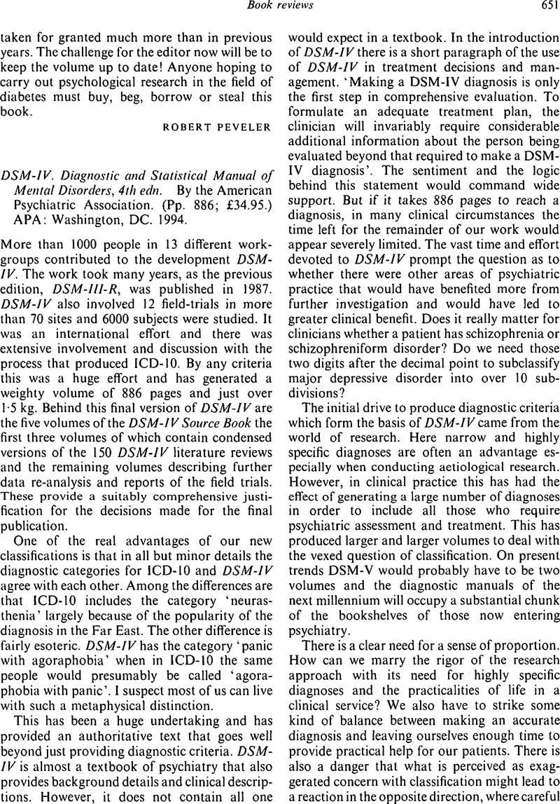 DSM-IV. Diagnostic and Statistical Manual of Mental Disorders, 4th