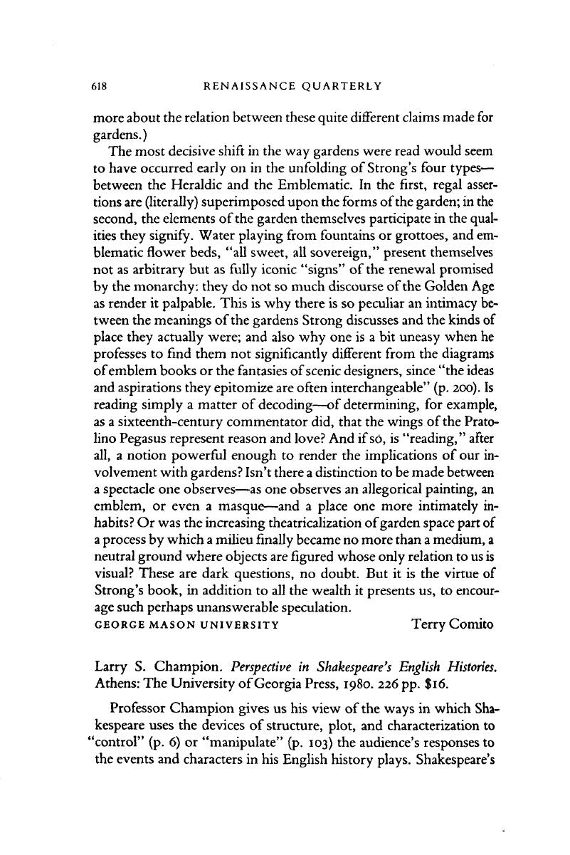 Larry S Champion Perspective In Shakespeare s English Histories Larry s champion perspective in shakespeare s english histories