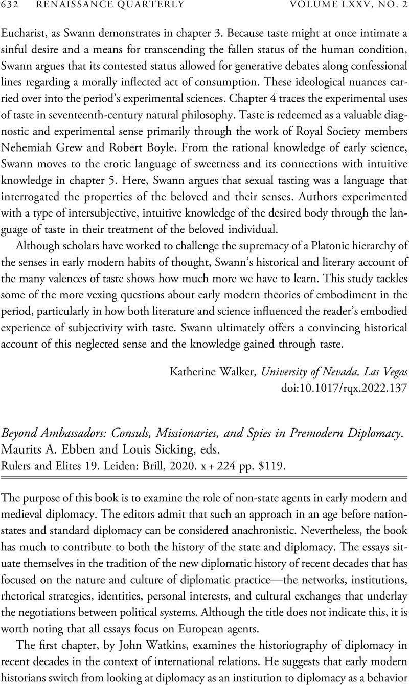 Beyond Ambassadors Consuls, Missionaries, and Spies in Premodern