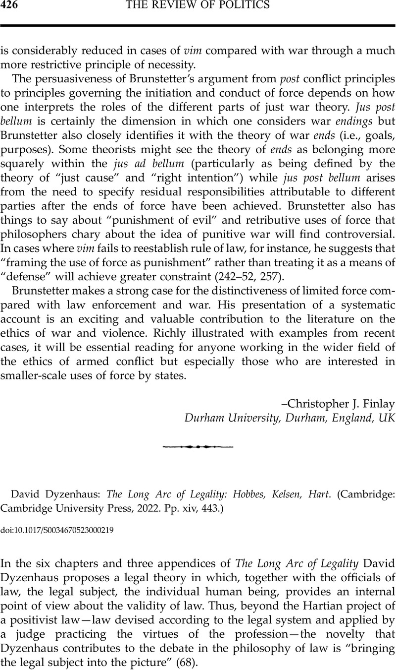 David Dyzenhaus: The Long Arc Of Legality: Hobbes, Kelsen, Hart ...