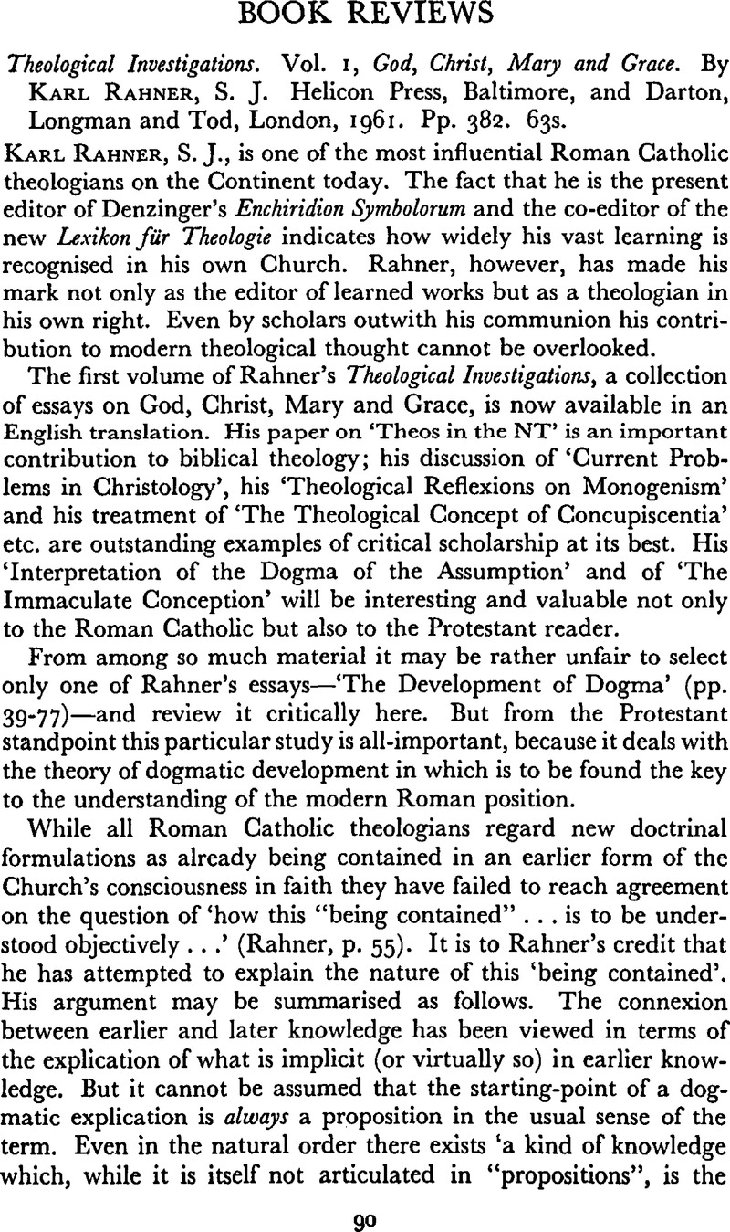 Karl rahner serviteur du christ