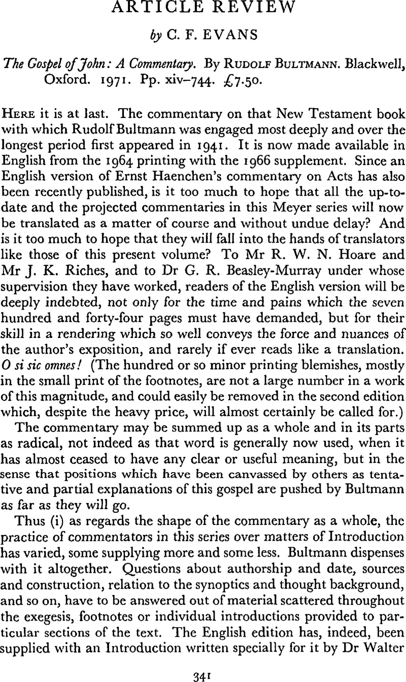 Article Review Scottish Journal Of Theology Cambridge Core