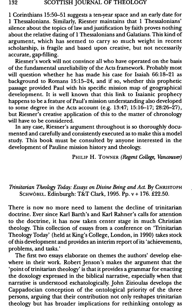 Trinitarian Theology Today: Essays offers on Divine Being Book, by Christoph Schwobel