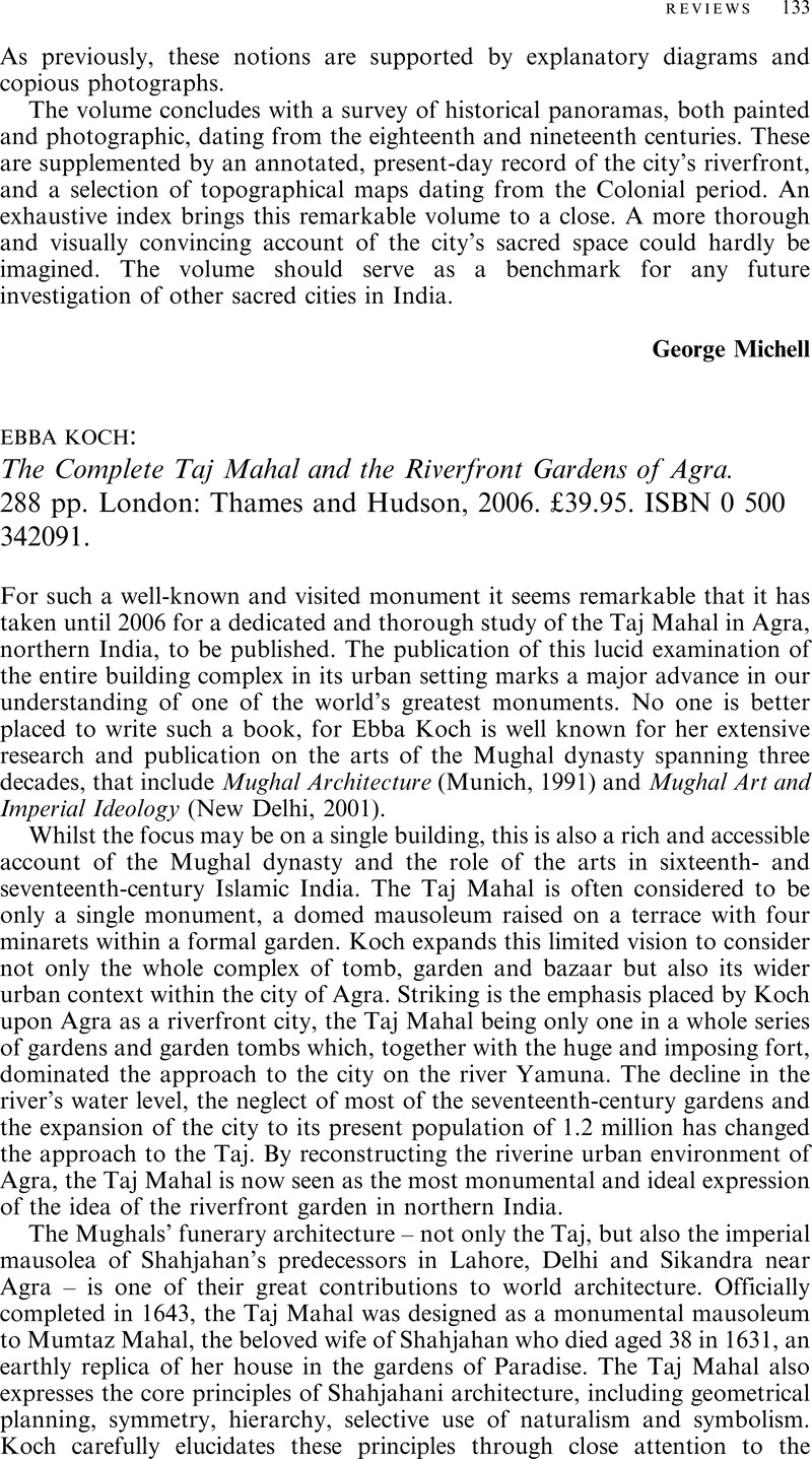 Ebba Koch: The Complete Taj Mahal and the Riverfront Gardens of