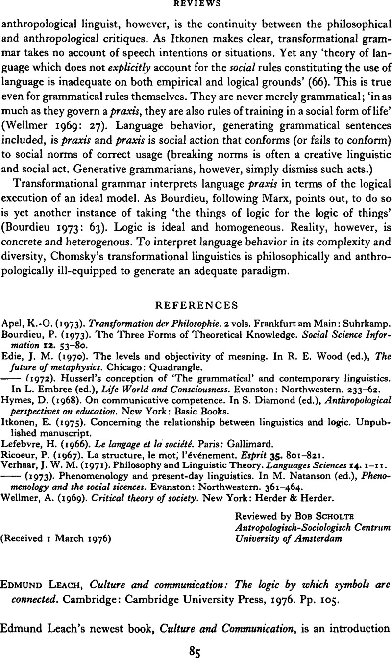Culture and communication edmund leach pdf