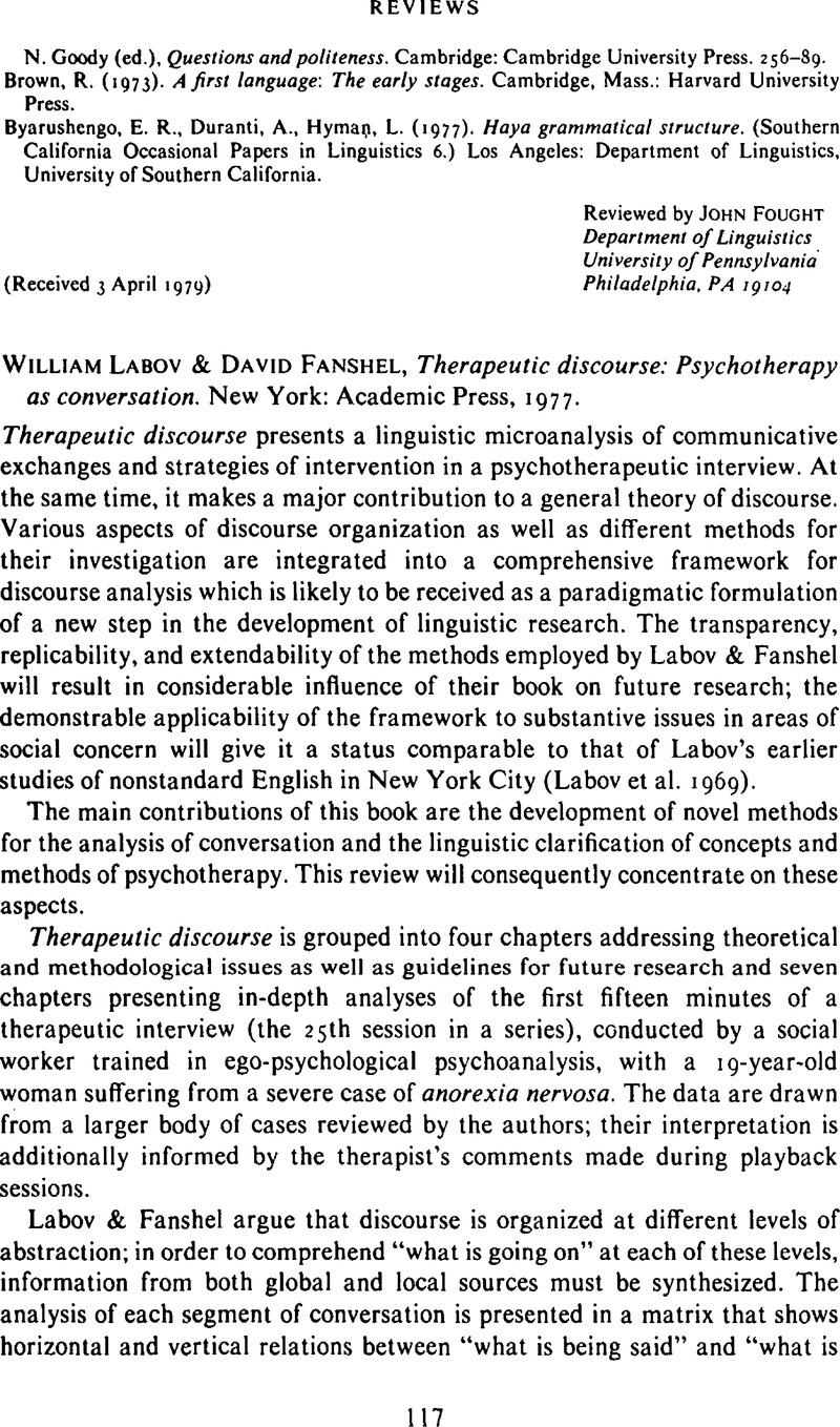 william-labov-david-fanshel-therapeutic-discourse-psychotherapy-as-conversation-new-york