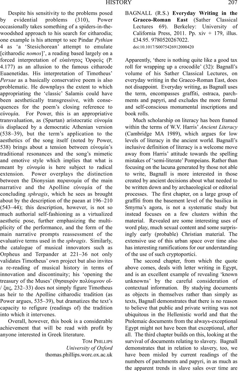 Everyday Writing in the Graeco-Roman East
