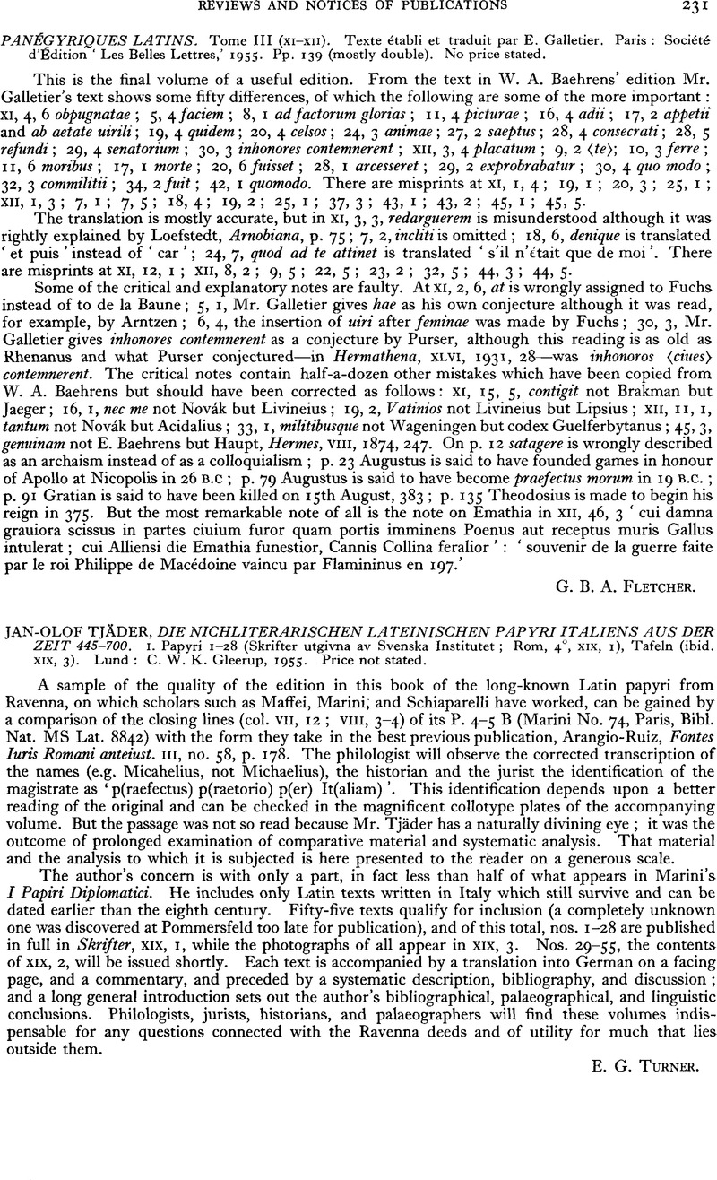 Jan-Olof Tjäder, Die Nichliterarischen Lateinischen Papyri Italiens aus ...