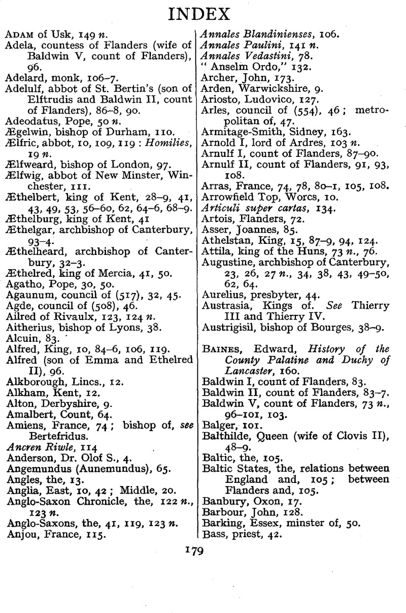 Index Transactions Of The Royal Historical Society Cambridge Core 9893