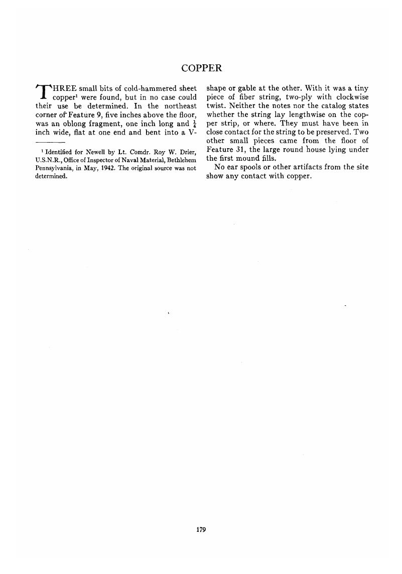 Copper Memoirs of the Society for American Archaeology Cambridge Core