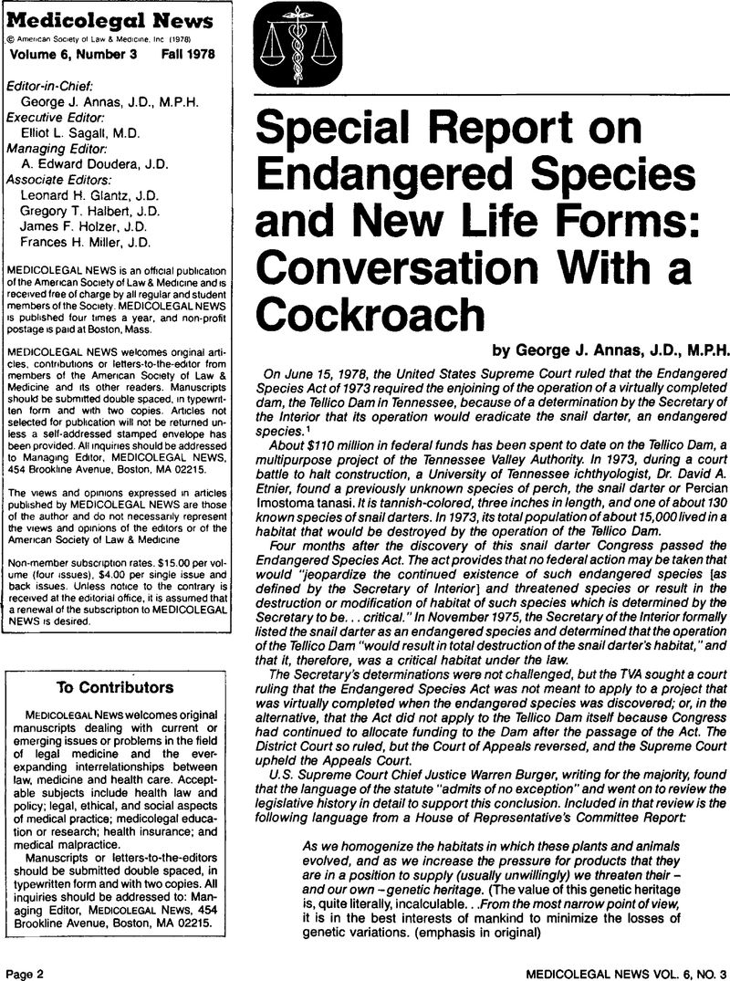 write a short article for publication in newspaper about endangered species