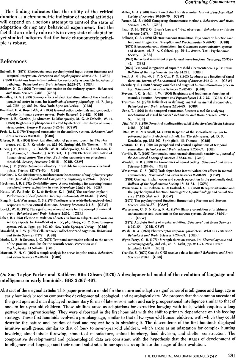 Human cognitive development in the first four years Behavioral