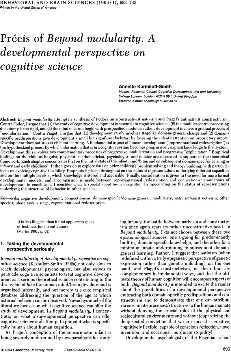 Beyond methodological solipsism Behavioral and Brain Sciences