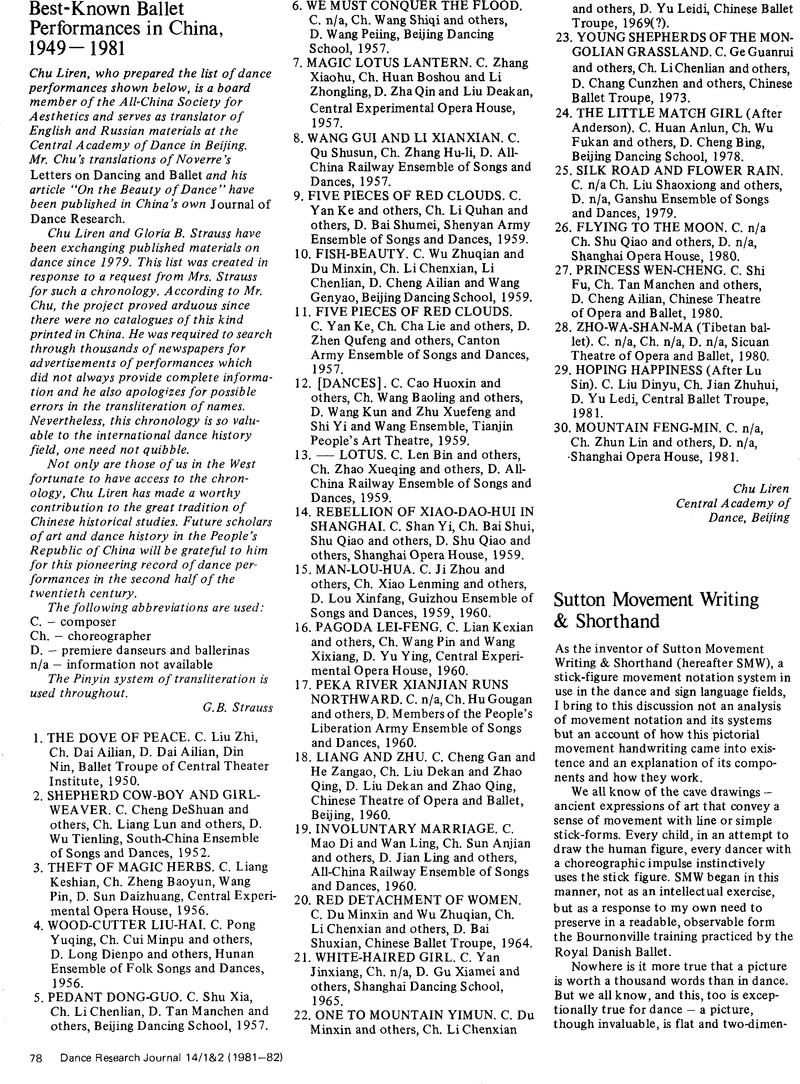 Refrences Calligraphy Sutton Movement Writing & Shorthand | Dance Research Journal ...